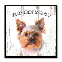 Yorkshire Terrier Dog Canvas Print Picture Frame Gift Home Decor Wall Art Decoration