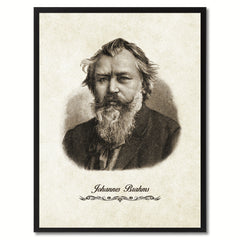 Brahms Musician Canvas Print Pictures Frames Music Home Décor Wall Art Gifts