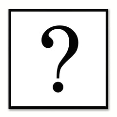 Question Social Media Icon Canvas Print Picture Frame Wall Art Home Decor