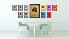 Zodiac Capricorn Horoscope Astrology Canvas Print, Picture Frame Home Decor Wall Art Gift