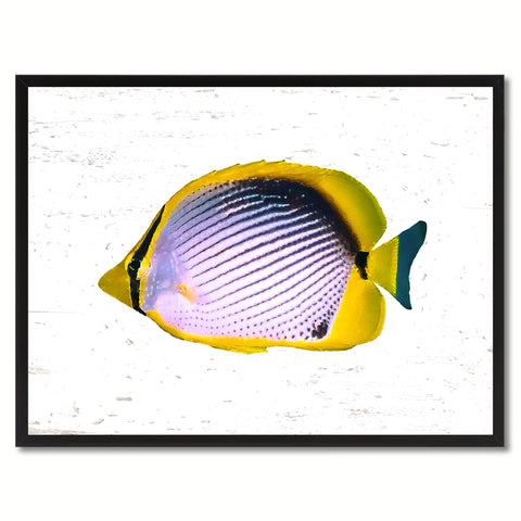 Purple Tropical Fish Painting Reproduction Gifts Home Decor Wall Art Canvas Prints Picture Frames