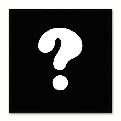 Question Social Media Icon Canvas Print Picture Frame Wall Art Home Decor