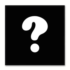 Question Social Media Icon Canvas Print Picture Frame Wall Art Home Decor