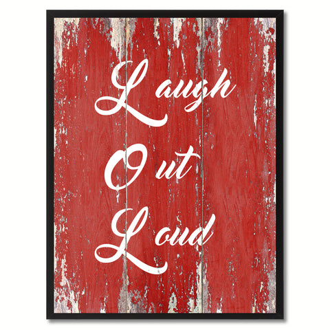 LOL Happy Quote Saying Gift Ideas Home Décor Wall Art