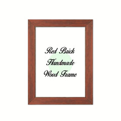 Red Brick Wood Frame Wholesale Farmhouse Shabby Chic Picture Photo Poster Art Home Decor