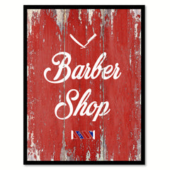 Barber Shop  Quote Saying Gift Ideas Home Décor Wall Art