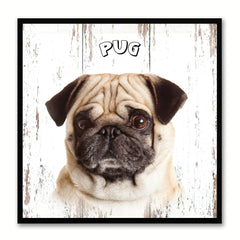 Pug Dog Canvas Print Picture Frame Gift Home Decor Wall Art Decoration