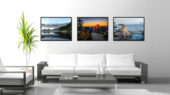 Lake Matheson  New Zealand Landscape Photo Canvas Print Pictures Frames Home Décor Wall Art Gifts