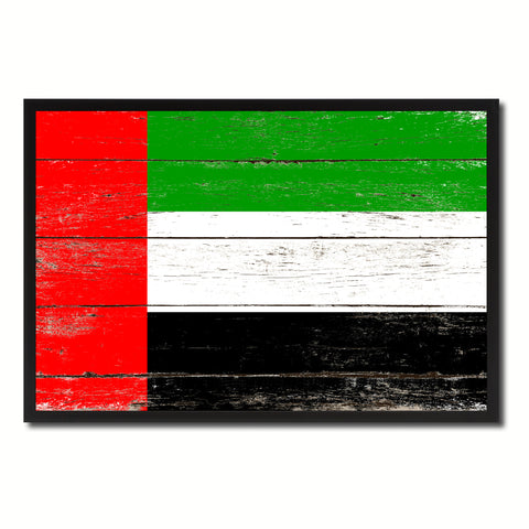 United Arab Emirates Country National Flag Vintage Canvas Print with Picture Frame Home Decor Wall Art Collection Gift Ideas