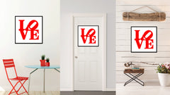 Love Statue Sign Canvas Print Picture Frame Gifts Home Decor Wall Art Decoration