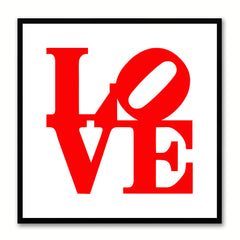 Love Statue Sign Canvas Print Picture Frame Gifts Home Decor Wall Art Decoration