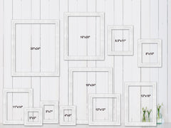 Red Brick Shabby Chic Home Decor Custom Frame Great for Farmhouse Vintage Rustic Wood Picture Frame