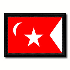 South Carolina Secession US Historical Civil War Military Flag Canvas Print Black Picture Frame Gifts Home Decor Wall Art
