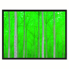 Autumn Tree Green Landscape Photo Canvas Print Pictures Frames Home Décor Wall Art Gifts