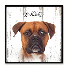 Boxer Dog Canvas Print Picture Frame Gift Home Decor Wall Art Decoration