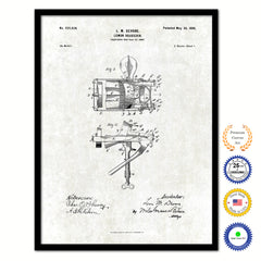 1899 Lemon Squeezer Old Patent Art Print on Canvas Custom Framed Vintage Home Decor Wall Decoration Great for Gifts