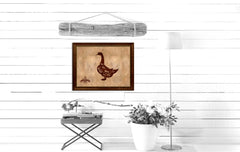 Goose Meat Cuts Butchers Chart Canvas Print Picture Frame Home Decor Wall Art Gifts