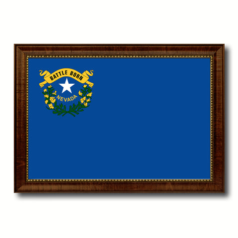 Nevada State Flag Gifts Home Decor Wall Art Canvas Print Picture Frames