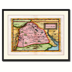 Tucuman Argentina Buenos Aires Vintage Antique Map Wall Art Home Decor Gift Ideas Canvas Print Custom Picture Frame