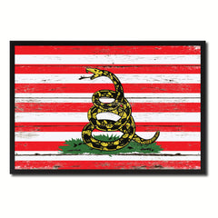 Revolution Split Up New Sprint Military Flag Vintage Canvas Print with Picture Frame Home Decor Man Cave Wall Art Collectible Decoration Artwork Gifts