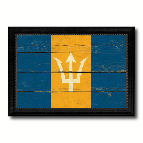 Tuvalu Country National Flag Vintage Canvas Print with Picture Frame Home Decor Wall Art Collection Gift Ideas