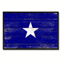 Bonnie Blue in Republic of West Florida Military Flag Vintage Canvas Print with Picture Frame Home Decor Man Cave Wall Art Collectible Decoration Artwork Gifts