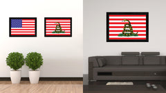 Revolution Split Up New Sprint Military Flag Canvas Print Black Picture Frame Gifts Home Decor Wall Art