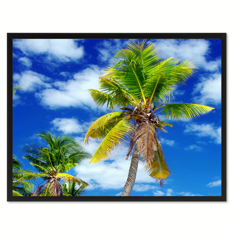 Palm Tree Landscape Photo Canvas Print Pictures Frames Home Décor Wall Art Gifts