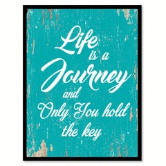 Life Is A Journey Quote Saying Home Decor Wall Art Gift Ideas 111793