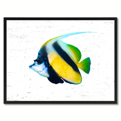 Yellow Tropical Fish Painting Reproduction Gifts Home Decor Wall Art Canvas Prints Picture Frames