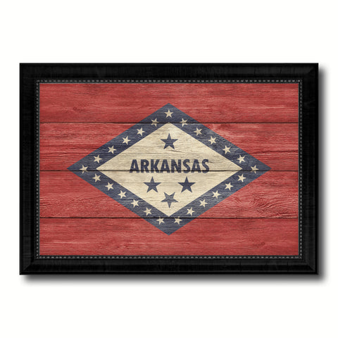 Arkansas State Flag Gifts Home Decor Wall Art Canvas Print Picture Frames