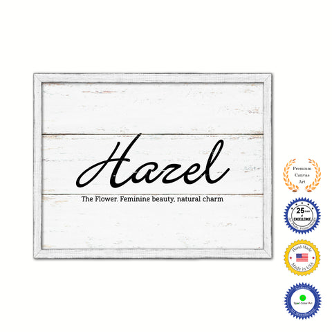 Harel White Wash Wood Frame White Canvas Print Boutique Cottage Decor Shabby Chic Vintage Art