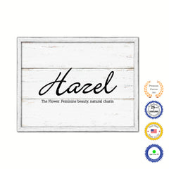 Harel White Wash Wood Frame White Canvas Print Boutique Cottage Decor Shabby Chic Vintage Art