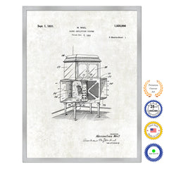 1931 Sound Amplifying System Old Patent Art Print on Canvas Custom Framed Vintage Home Decor Wall Decoration Great for Gifts