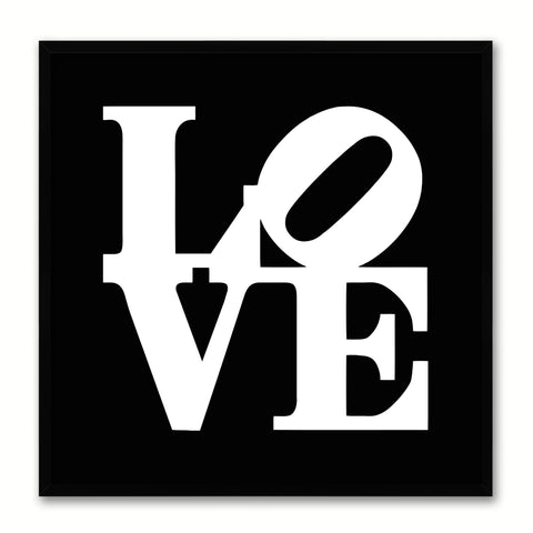 Love Statue Sign Canvas Print Picture Frame Gifts Home Decor Wall Art Decoration