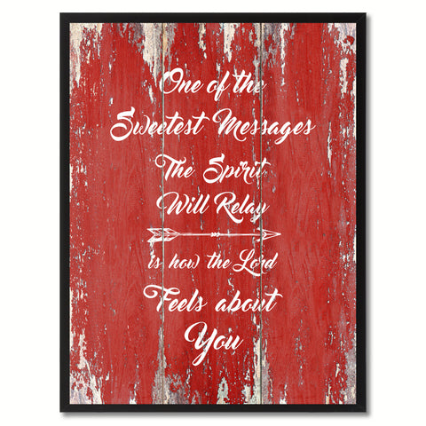 One of the Sweetest Messages Religious Quote Saying Gift Ideas Home Décor Wall Art