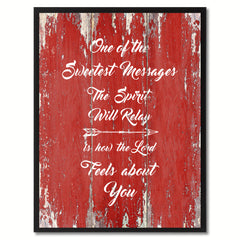 One of the Sweetest Messages Religious Quote Saying Gift Ideas Home Décor Wall Art