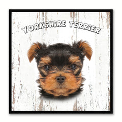 Yorkshire Terrier Dog Canvas Print Picture Frame Gift Home Decor Wall Art Decoration