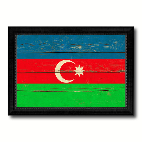 Tunisia Country National Flag Vintage Canvas Print with Picture Frame Home Decor Wall Art Collection Gift Ideas