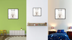 Poodle Dog Canvas Print Picture Frame Gift Home Decor Wall Art Decoration
