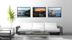 Half Dome California Landscape Photo Canvas Print Pictures Frames Home Décor Wall Art Gifts