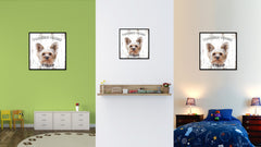 Yorkshire Terrier Dog Canvas Print Picture Frame Gift Home Decor Wall Art Decoration