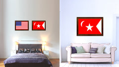 Serapis John Paul Joans Historical Revolutionary flag Canvas Print Black Picture Frame Gifts Home Decor Wall Art