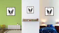 French Bulldog Dog Canvas Print Picture Frame Gift Home Decor Wall Art Decoration