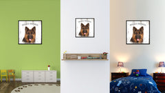 German Shepherd Dog Canvas Print Picture Frame Gift Home Decor Wall Art Decoration