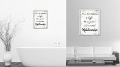 I'm Not Addicted To Coffee We Are Just In A Committed Relationship Vintage Saying Gifts Home Decor Wall Art Canvas Print with Custom Picture Frame