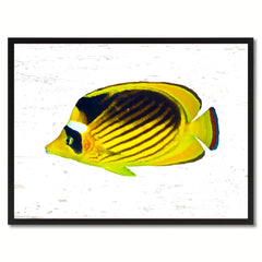 Yellow Tropical Fish Painting Reproduction Gifts Home Decor Wall Art Canvas Prints Picture Frames