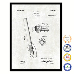 1929 Police Club Old Patent Art Print on Canvas Custom Framed Vintage Home Decor Wall Decoration Great for Gifts