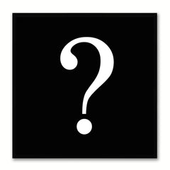 Question Social Media Icon Canvas Print Picture Frame Wall Art Home Decor