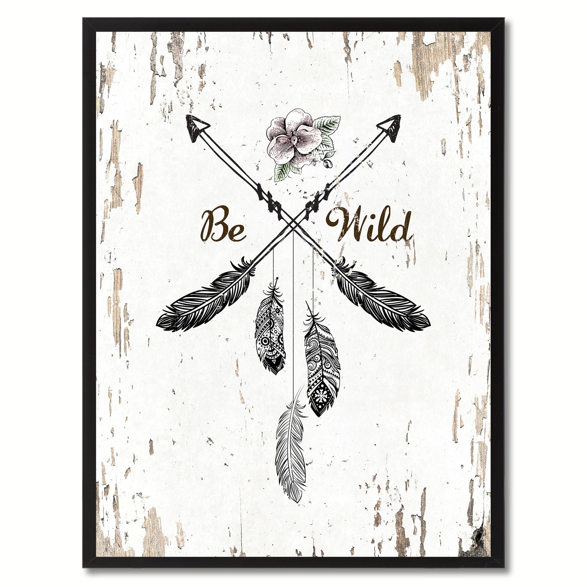 Be wild  Quote Saying Gift Ideas Home Decor Wall Art